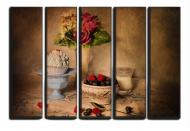 Картина модульная Цветы 140x89 см Hotel Arizona HD CNVS-5-IFR-Flowers Still Life-35