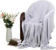 Плед Flannel Plush 160x200 см голубой La Nuit