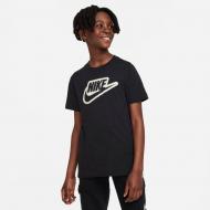 Футболка Nike K NSW TEE CLUB+ FD3189-010 р.XS черный