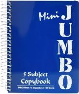 Блокнот Mini Jumbo A5 150 листов синий с рисунком Mintra