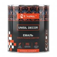 Эмаль алкидно-уретановая UniSil Decor 3 в 1 антрацит глянец 0,75 л