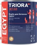 Фарба Triora для бетонної підлоги Egypt 18 темно-сірий шовковистий мат 2,8 кг