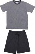 Костюм домашний мужской La Nuit Home Stripe р. L серо-черный