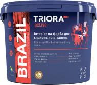 Фарба акрилова водоемульсійна Triora BRAZIL глибокий мат білий 2,5 л