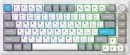 Клавиатура игровая GamePro (MK266WH) Asgard Yord Keychron Super Red Switch Wireless/Bluetooth/USB white