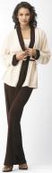 Комплект домашний Marc&Andre Kimono & Long pants р. 38 кофе с молоком CP-A4400