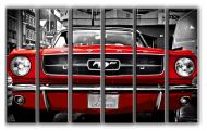 Картина модульная красный Ford Mustabg 1964 171x112 см Hotel Arizona HD 6-23584243887-VEHI-44x67-RED Картина модульная красный Ford Mustabg 1964 171x112 см Hotel Arizona HD 6-23584243887-VEHI-44x67-RED