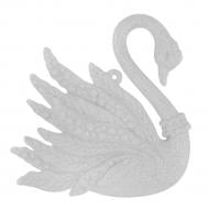 Украшение новогоднее MIS LT Лебедь 12 см белый