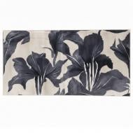Коврик Dariana PLUSH серый цветок 60x120 см