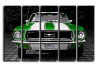 Картина модульная Ford Mustang 1967 140x89 см Hotel Arizona HD CNVS-5-IFR-Green Ford Mustang-35