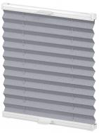 Штора-плиссе Rollotex ткань MELANGE 105х45 см Светло-серый