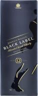 Віскі Johnnie Walker Black label 12 років витримки в подарунковій упаковці 3 л