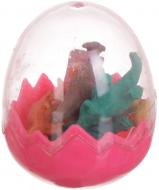 Набор ластиков Динозавры розовый