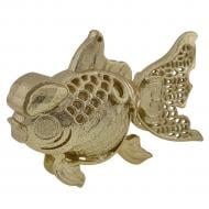 Прикраса новорічна MIS LT Рибка 8 см золотий