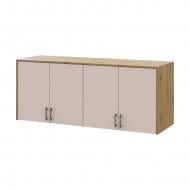 Шкаф верхний Doros Антресоль Высокая 4ДСП 650х1600х520 мм дуб артизан / кашемир