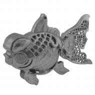 Прикраса новорічна MIS LT Рибка 8 см срібний