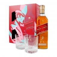 Виски Johnnie Walker Red label 4 года выдержки с 2-мя стаканами 0,7 л Виски Johnnie Walker Red label 4 года выдержки с 2-мя стаканами 0,7 л