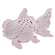 Украшение новогоднее MIS LT Рыбка 8 см розовый