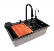 Мойка + смеситель Valeso Handmade "Водопад" Fly rain