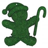 Прикраса новорічна MIS LT Чоловічок 12 см зелений