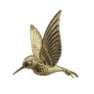 Елочная игрушка MIS LT Колибри 7 см золотой