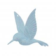 Елочная игрушка MIS LT Колибри 7 см голубой