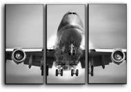 Картина модульная Boeing 747 на взлете 84x56 см Hotel Arizona HD CNVS-3-IFR-Jumbo Jet Boeing-747-