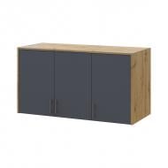 Шафа верхня Doros Антресоль Висока 4ДСП 650х1600х520 мм дуб артізан / графіт