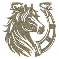 Підвіска MIS LT Кінь-підкова 12 см золотий