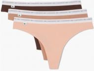 Набор трусов женские Lacoste Stretch Cotton String Briefs (3 шт) 8F1341-I87 XL в ассортименте