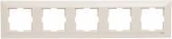 Рамка пятиместная Viko Meridian универсальная кремовый 90979015