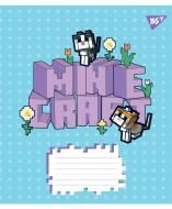 Тетрадь школьная 24 листа линия Minecraft Flowers YES