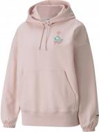 Худи Puma Downtown Graphic Hoodie 53167436 р. L светло-розовый