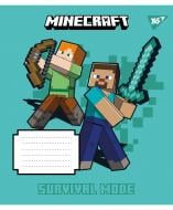 Тетрадь школьная 24 листа линия Minecraft Signs YES