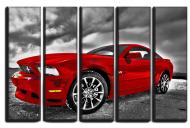 Картина модульная красный Ford Mustang спорткар 140x89 см Hotel Arizona HD CNVS-5-IFR-XENON-SUN-35x55 Картина модульная красный Ford Mustang спорткар 140x89 см Hotel Arizona HD CNVS-5-IFR-XENON-SUN-35x55