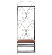 Вешалка для одежды Метал Арт Гармония коричневый