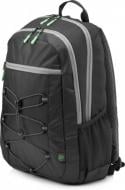 Рюкзак HP 15.6" black/green (1LU22AA) Active Backpack
