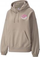 Худи Puma Downtown Graphic Hoodie 53167442 р. XL бежевый