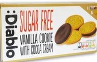 Печенье DIABLO Ванильное с шоколадной начинкой без сахара 176 г