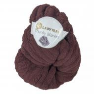 Пряжа для вязания Lady Yarn Chunky Blanket PL175 горький шоколад 5217