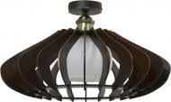 Люстра потолочная Геотон НПБ 02-60-999 Капри 1012 СП 1xE27 венге 47882