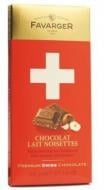 Молочный шоколад Favarger PREMIUM SWISS CHOCOLATE с карамелью и фундуком