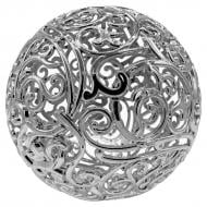 Елочная игрушка MIS LT Шар ажурный d 200 мм серебро блестящее