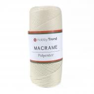Пряжа для вязания Hobby Trend Macrame №4 2002/017 ванильный 5534