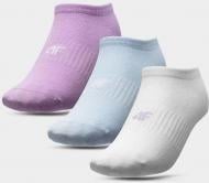 Шкарпетки 4F 4FJSS22USOCF032-92S р.32-35 фіолетовий/блакитний/білий 3 шт.