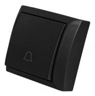 Кнопка звонка UP! (Underprice) без подсветки черный 2204 BLACK