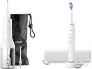 Комплект Philips Іригатор Sonicare HX3826/31 + Електрична зубна щітка HX7420/01 Комплект Philips Іригатор Sonicare HX3826/31 + Електрична зубна щітка HX7420/01