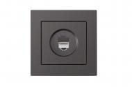 Механизм розетки компьютерная Lezard Vesna IP20 мокко 742-2488-139