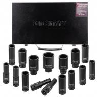 Головка глубоких 1/2'' Forcekraft 16 шт. FK-4167-5MPB