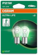 Автолампа розжарювання Osram Ultra Life P21W 21 Вт шт. (OS 7506ULT-2BL)